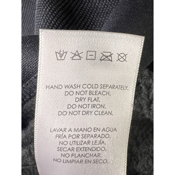 Spyder Pullover Jacket Men's XL Black Waffle Knit Fleece Lined 1/4 Zip Red Logo - Picture 6 of 10